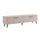 Jodie - Fluted TV Stand - Oak by HouseOfZazla