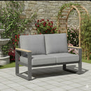 All-Weather Loveseat Sofa With Thick Cushions by HouseOfZazla