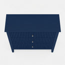 Fluted 3 Drawer Nightstand With Soft Close Slides by HouseOfZazla