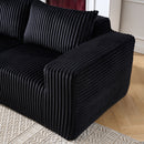 L-Shape Modern Minimalist Modular Sectional Sofa with Deep Seats by HouseOfZazla