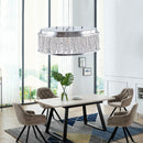 Modern Crystal Chandelier - 19 Inches