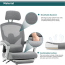 Walker Edison | Mesh High Back Ergonomic Office Desk Chair