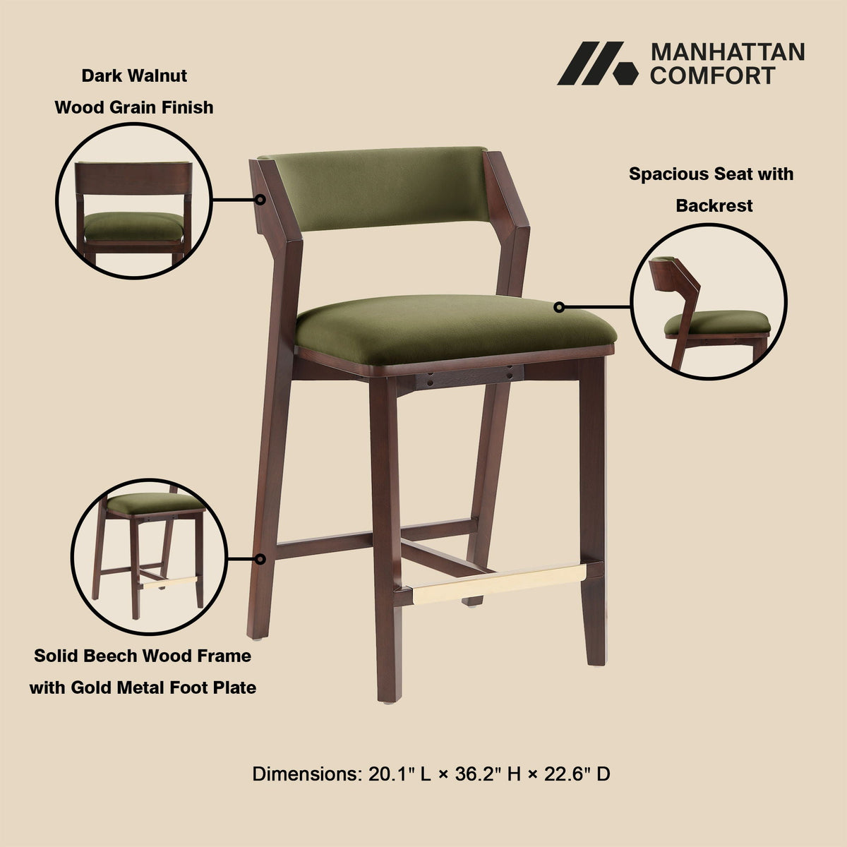 Patricia - Counter Stool, photo 20 of 40