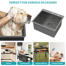 Topmount Kitchen Sink 16 Gauge, Single Bowl by HouseOfZazla