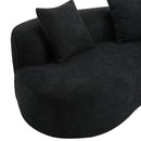 Elegant Curved Sectional Sofa With Full Foam Comfort by HouseOfZazla