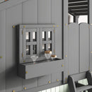 House Bunk Bed With Roof, Window, Window Box, Door, With Safety Guardrails And Ladder by HouseOfZazla