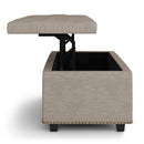 Hamilton - Upholstered Lift Top Rectangular Storage Ottoman by Unique Piece Furniture