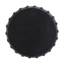Outdoor End Table With Outstanding Studded Design - Matte Black