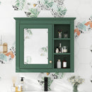 Wall Mounted Medicine Cabinet With Mirror and 3 Open Shelves by HouseOfZazla
