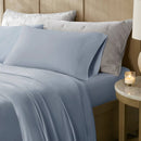 4-Piece Queen Stretch Jersey Sheet Set,Blue by Montret