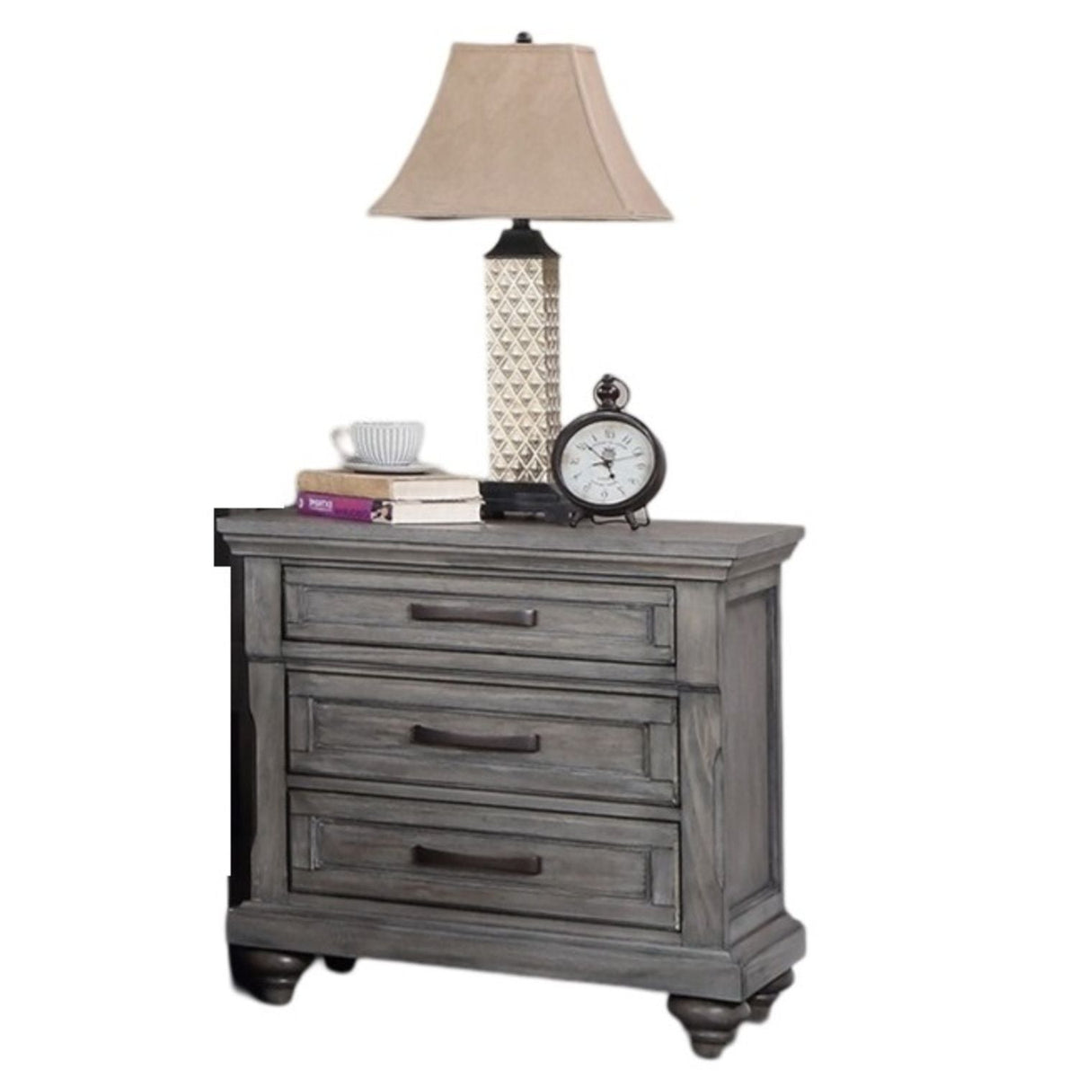 3 Piece Bedroom Set, Bed With 2 Nightstands, photo 17 of 32
