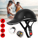 Safety Bicycle Helmet Adjustable Windproof Bike Helmet Sunshade Baseball Cap Anti-UV Cycling Motorcycle Hat Leather Helmet