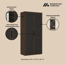 Rivington - Bookcase Cabinet With Glass Doors by HouseOfZazla