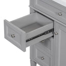 30" Bathroom Vanity with Top Sink, Modern Bathroom Storage Cabinet with 2 Drawers and a Tip-out Drawer, Single Sink Bathroom Vanity