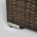 Outdoor Propane Fire Pit Table - Brown by HouseOfZazla