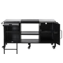 K&K 72.4' Large Grill Table for Big Green Egg