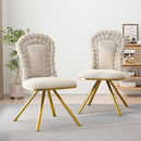 Upholstered Swivel Dining Chairs (Set of 2) by Unique Piece Furniture