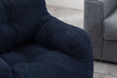 Soft Teddy Fabric Tufted Foam Bean Bag Chair With Teddy Fabric by HouseOfZazla