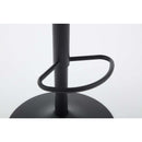 Bar Stools Set of 2 Modern Black PU Counter Height Barstool, High Padded Swivel Adjustable Barstools with Back for Bar Counter and Kitchen Island