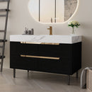 35.4" Modern Bathroom Vanity with Undermount Sink