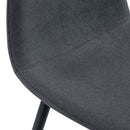 Modern Bar Chair Rounded Backrest (Set of 2) by HouseOfZazla