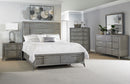 Storage Bed With Bookmatched Veneer by Unique Piece Furniture