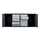 7ft Heavy Duty Workbench with 10 Drawers & 2 Cabinets