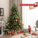 Pre-lit Christmas Tree with 280 Warm White LED Lights and 8 Lighting Modes by LJGDeals