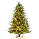 Pre-lit Christmas Tree with 280 Warm White LED Lights and 8 Lighting Modes by LJGDeals
