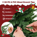 Pre-lit Christmas Tree with 280 Warm White LED Lights and 8 Lighting Modes by LJGDeals