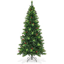 6/7/8 Feet Pre-Lit Artificial Christmas Tree with 300/400/500 LED Lights by LJGDeals
