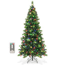6/7/8 Feet Pre-Lit Artificial Christmas Tree with 300/400/500 LED Lights by LJGDeals