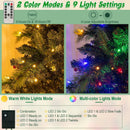 6/7/8 Feet Pre-Lit Artificial Christmas Tree with 300/400/500 LED Lights by LJGDeals