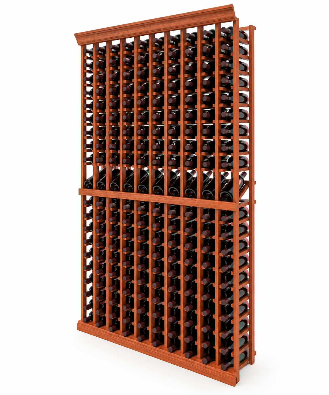 10 Column - 200 Bottle 7ft Wine Rack Kit with Display, photo 2 of 5