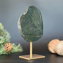 7in XL Natural Jasper With Metal Stand