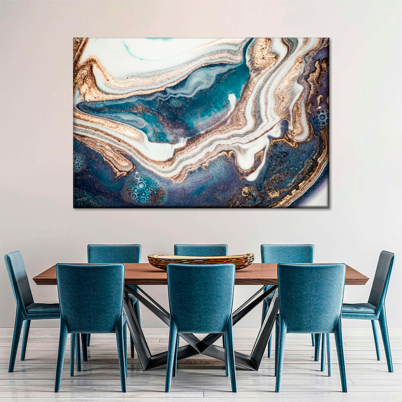 Agate Ripples Abstract Wall Art