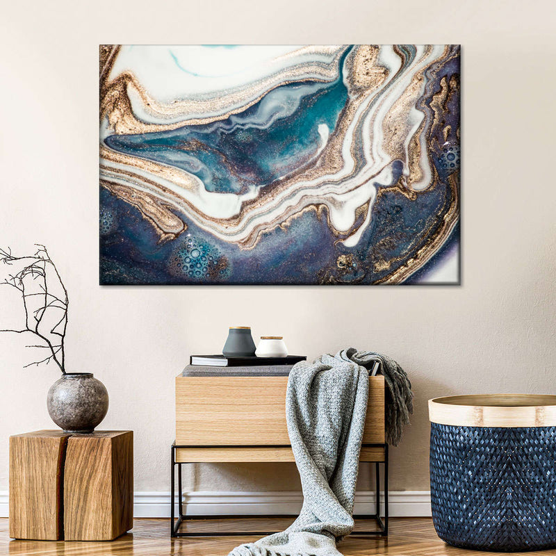 Agate Ripples Abstract Wall Art