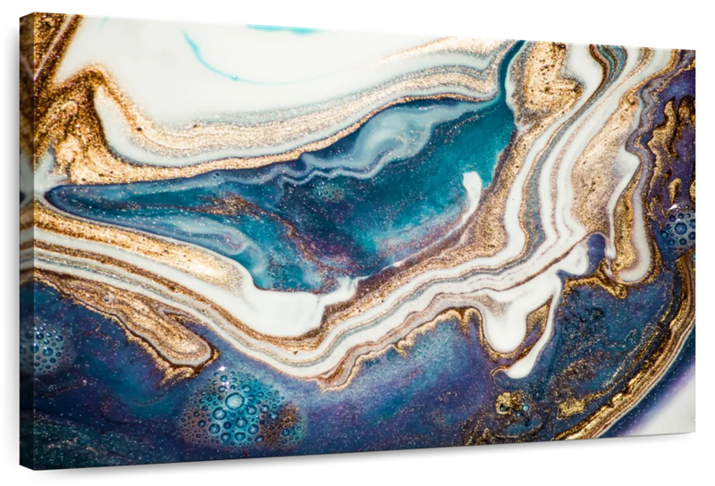 Agate Ripples Abstract Wall Art