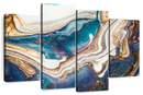 Agate Ripples Abstract Wall Art
