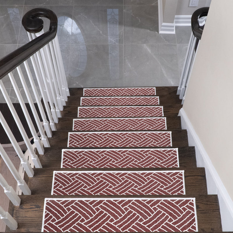New Age Sisal Design 9" X 28" Stair Treads