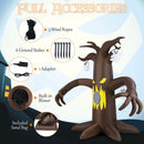 7.8 Feet Halloween Inflatables Scary Dead Tree Halloween Decoration with Ghost by LJGDeals