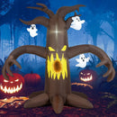 7.8 Feet Halloween Inflatables Scary Dead Tree Halloween Decoration with Ghost by DirectDeals