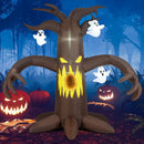7.8 Feet Halloween Inflatables Scary Dead Tree Halloween Decoration with Ghost by LJGDeals