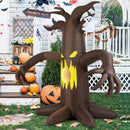 7.8 Feet Halloween Inflatables Scary Dead Tree Halloween Decoration with Ghost by LJGDeals