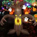 7.8 Feet Halloween Inflatables Scary Dead Tree Halloween Decoration with Ghost by LJGDeals
