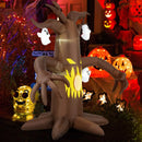 7.8 Feet Halloween Inflatables Scary Dead Tree Halloween Decoration with Ghost by LJGDeals