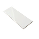 White 4x12 Polished Ceramic Subway Tile (34 pack, 10.4 sq ft/case) - Sample