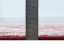 Custom Made Traditional Turkish Red And Brown Hand Knotted Wool Rug