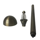 PLB18 Brass LED Mini Globe Lamp Ready 12V Low Voltage Pathway Outdoor Landscape Lighting Fixture