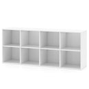 8-Cube Bookcase Bookshelf with 2 Anti-Tipping Kits Storage Organizer by LJGDeals